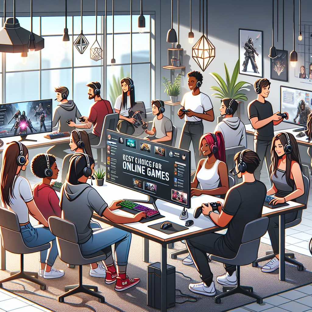 Imagem representativa das melhores escolhas de jogos online